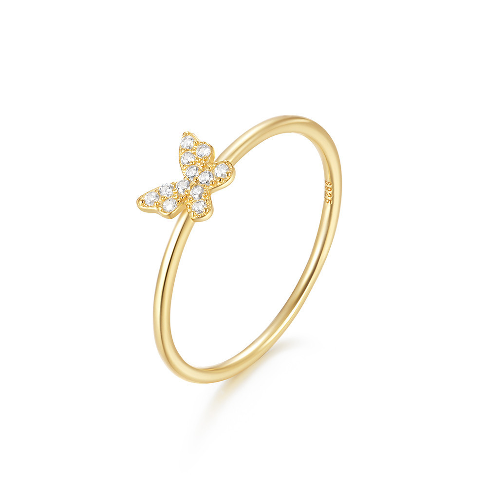 Pavé Butterfly Ring